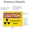 Signmission Radiation & Laser Sign, 7 in H x 10 in W, Vinyl Decal, Rectangle OS-2PACK-CR-D-710-L-10182 - alternate 4